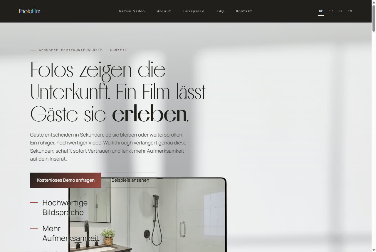Startseite photofilm.ch